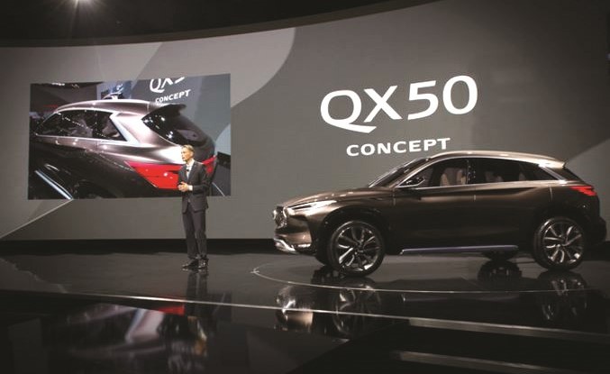QX50 المستقبلية تجسد رؤية «إنفينيتي» للجيل الجديد الفاخر من «الكروس أوفر»