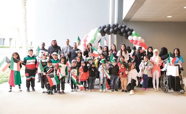 صورة جماعية لأطفال بيت عبدالله﻿