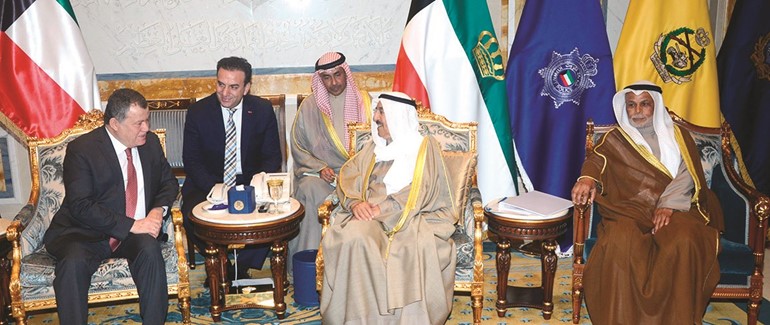 صاحب السمو مستقبلا المستشار يوسف المطاوعة ورئيس محكمة التمييز التركي المستشار إسماعيل روستو ﻿