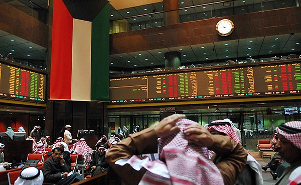 انخفاض حاد في المؤشر السعري لبورصة الكويت بواقع 100 نقطة