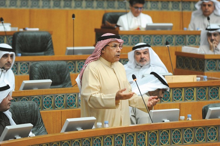 الشيخ خالد الجراح متحدثا﻿