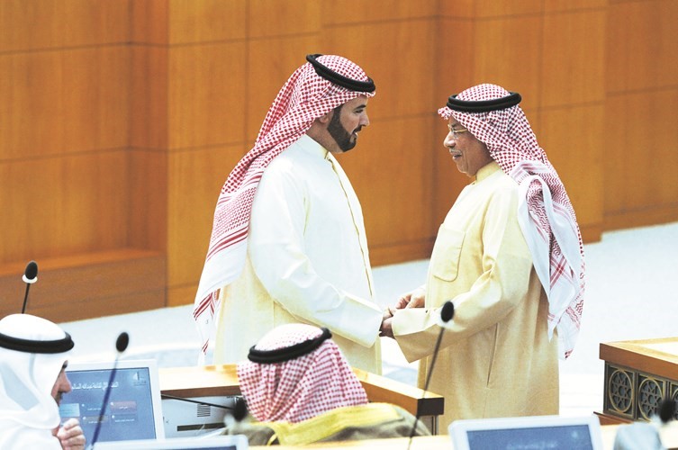 الشيخ خالد الجراح وحمدان العازمي﻿