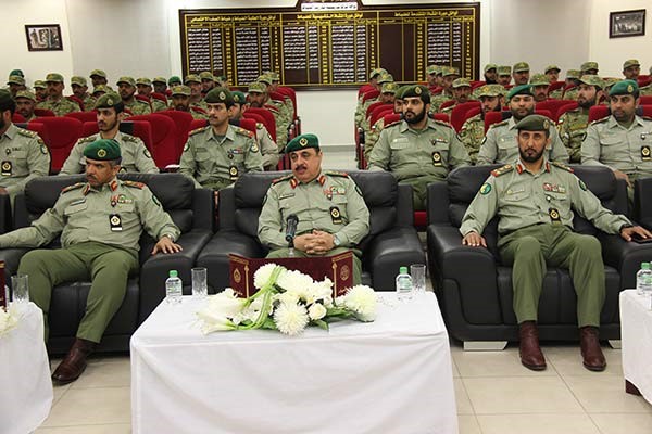 افتتاح دورتي الطلبة الضباط الاختصاص والوكلاء المرشحين لرتبة ملازم