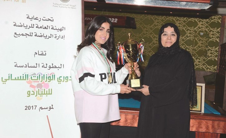 فرق جامعة الكويت للسيدات للألعاب الرياضية تحصد المراكز الأولى