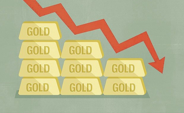 الذهب بأدنى مستوياته في 5 أسابيع وتوقعات باستمرار الهبوط