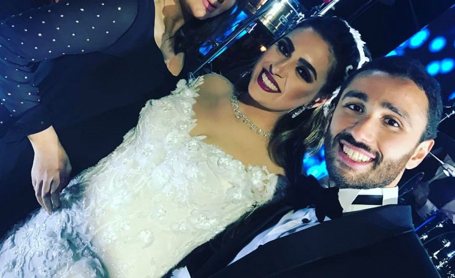 شاهدوا .. صفاء أبو السعود والشيخ صالح كامل يحتفلان بزفاف نجلتيهما في حفل أسطوري