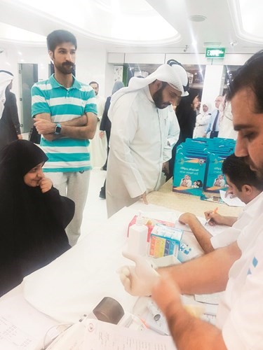 اقبال على الحملة التوعوية﻿