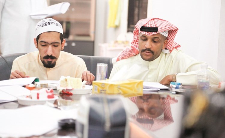  وسلطان الفرج وسامي مهاوش ببروفة القراءة﻿