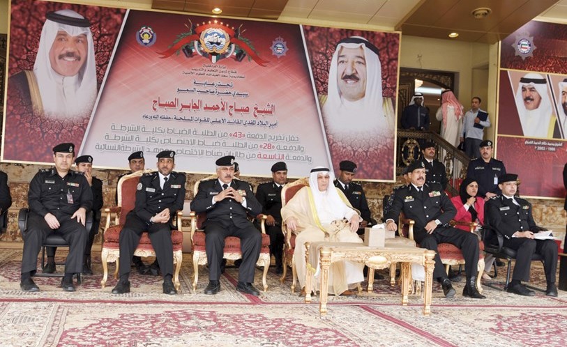 الفريق م. الشيخ خالد الجراح يشهد البروفة بحضور اللواء محمود الدوسري﻿