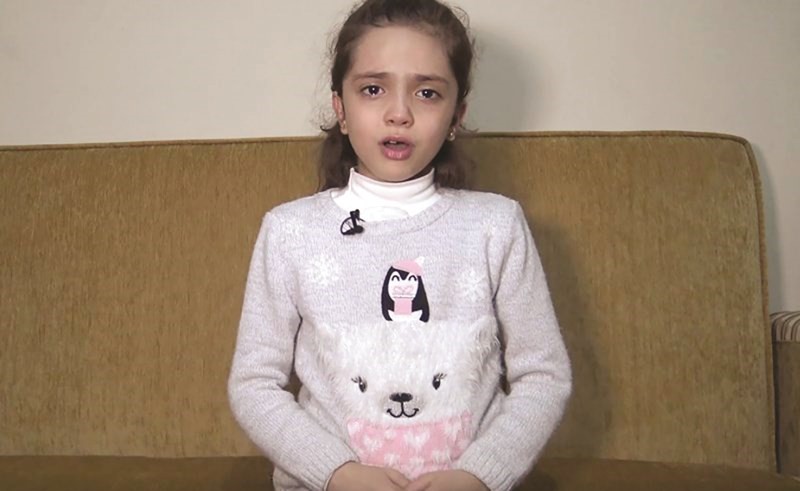 الطفلة بانا العابد﻿