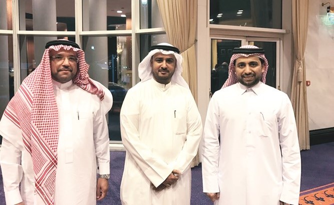 وفد جامعة الكويت المشارك في المنتدى﻿