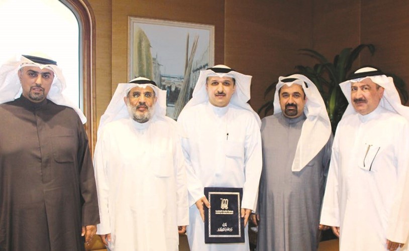 الوزير المطوع مستقبلا القديري والقناعي والسريع من تعاونية مشرف﻿
