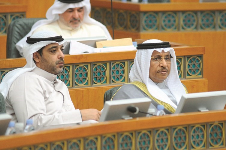 سمو الشيخ جابر المبارك والشيخ محمد العبدالله﻿