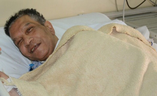محمد شرف في المستشفى