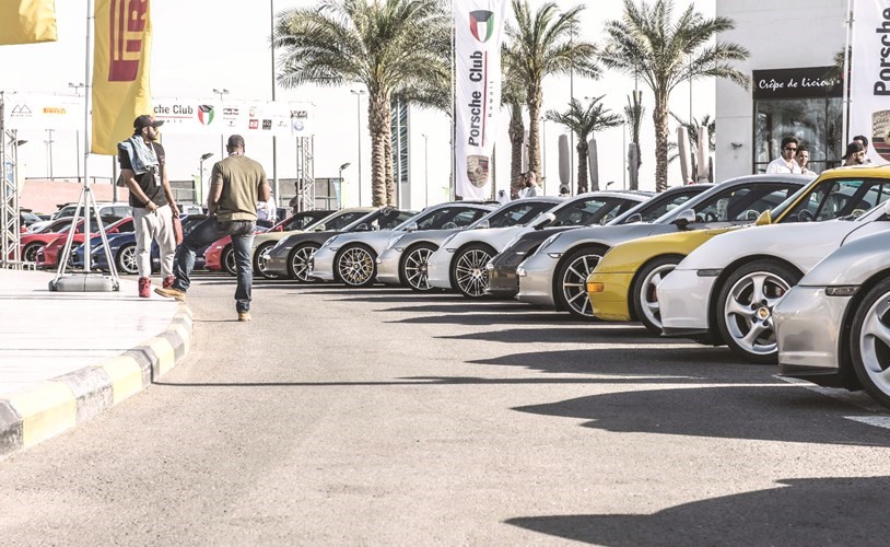 تجمع لسيارات نادي بورشه﻿