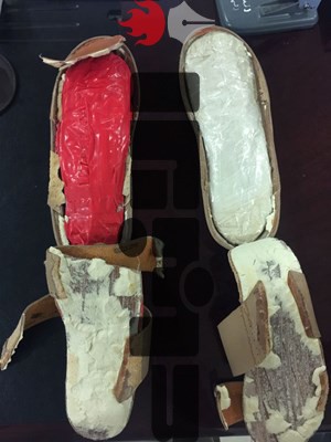 2,5 كيلو هيروين في حذاء نزيل بالسجن المركزي
