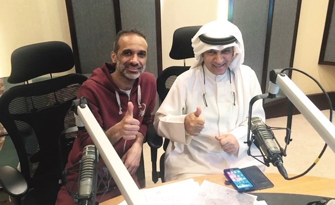 جابر نصار الى جانب بدر حجي﻿
