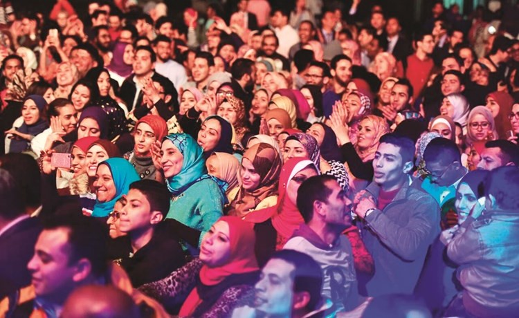 حضور كبير في الحفل الخيري	 (سيد عبد ربه)