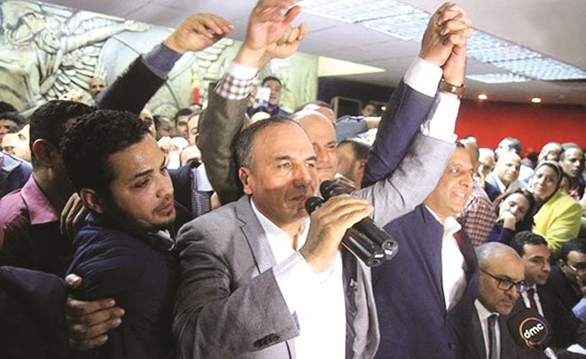 يحيى قلاش مهنئا عبد المحسن سلامة عقب فوزه﻿