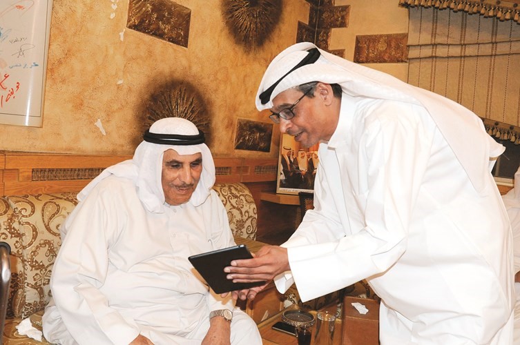 المتروك يطلق أول تغريدة في حساب ديوان الوحدة الوطنية ﻿