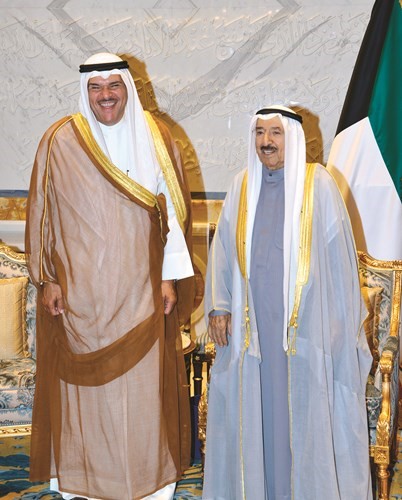 صاحب السمو الأمير الشيخ صباح الأحمد والشيخ سلمان الحمود﻿