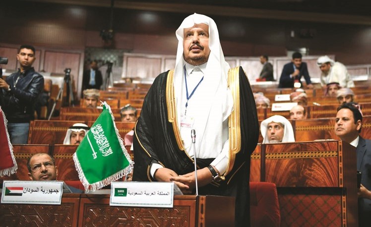 رئيس مجلس الشورى السعودي د. عبدالله بن محمد آل الشيخ في المؤتمر