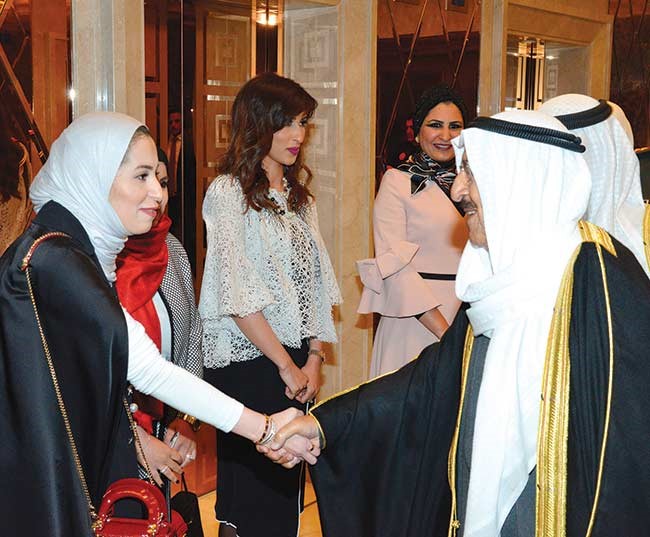 جانب من استقبال صاحب السمو
