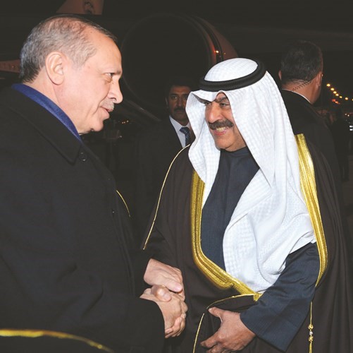 الرئيس أردوغان مرحبا بنائب وزير الخارجية خالد الجارالله﻿