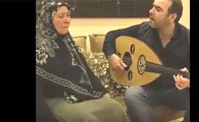 فيديو مؤثر.. للمرة الأولى وائل جسار يغني لوالدته ..كيف ردت عليه ؟