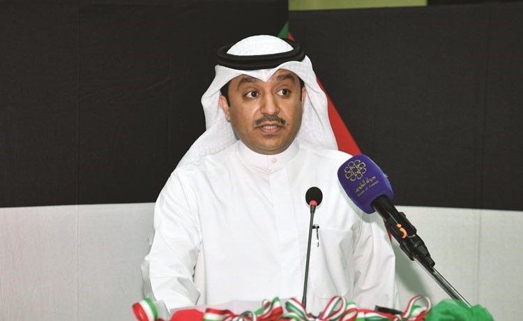 د.عبدالمحسن الحويلة ملقيا كلمته ﻿