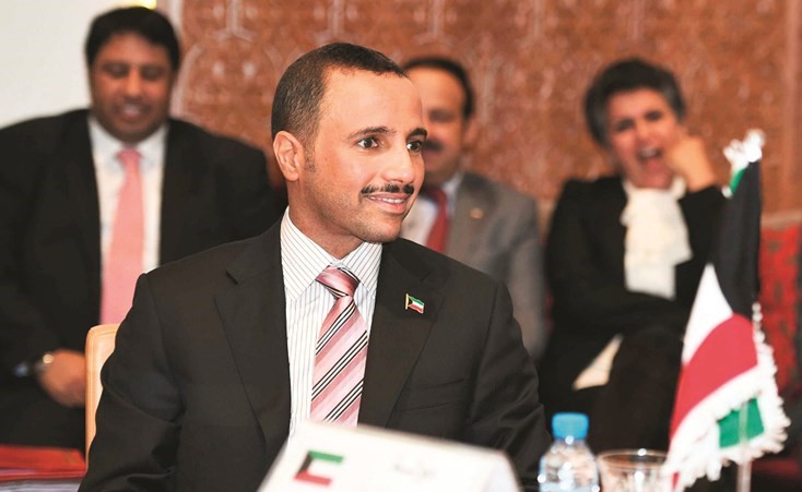 رئيس مجلس الأمة مرزوق الغانم خلال مؤتمر الاتحاد البرلماني العربي﻿