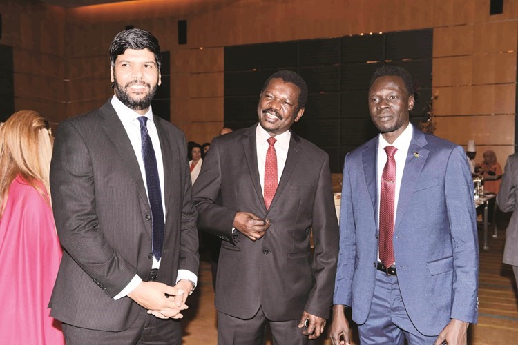 القائم بالأعمال المغربي المهدي الرامي مباركا ﻿