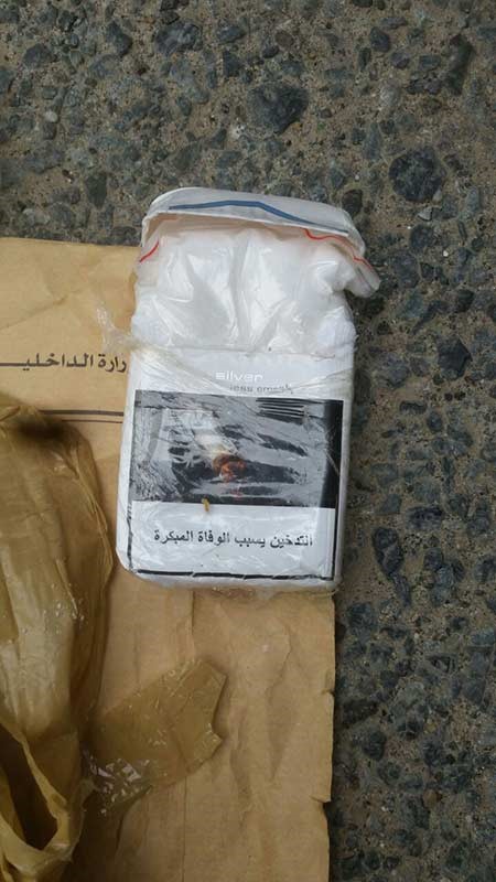 احباط تهريب هيروين وشبو الي المركزي في باصات نقل السجناء