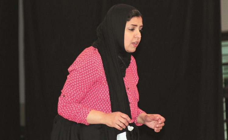 شيرين حجي في دور أم قاسم﻿