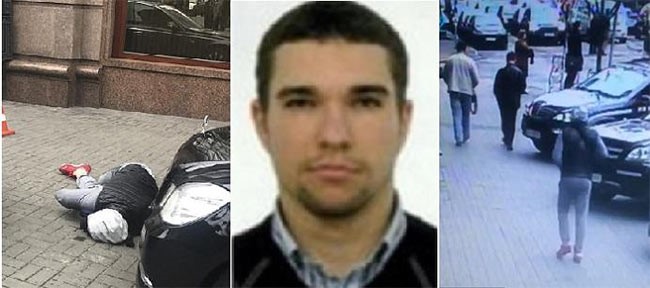  القاتل يتبع هدفه حين خرج من فندقه وبرفقته حارسه الشخصي، فيقتله وينتهي هو أيضا جثة على الرصيف