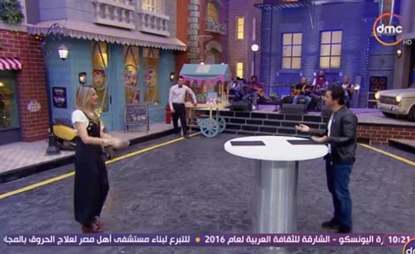 بالفيديو.. حسن الرداد يتحدى المذيعة بالرقص