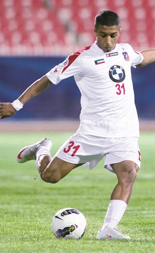 سامي الصانع في المرحلة التأهيلية 	(الأزرق .كوم )﻿
