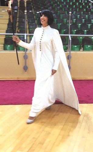 بلسم الأيوب تحمل الشعلة في يوم مميز لها وللمرأة الرياضية العربية والخليجية ﻿
