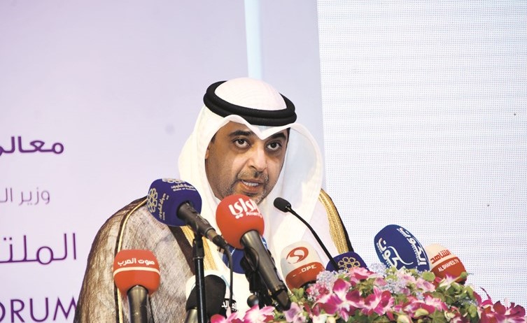 الشيخ محمد العبدالله يلقي كلمته﻿