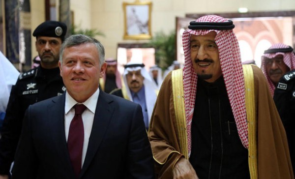  الملك سلمان بن عبد العزيز وملك الأردن عبدالله الثاني