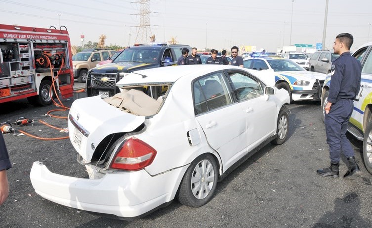 من حادث الدائري الخامس﻿