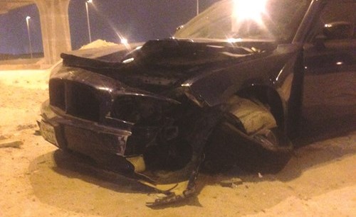 من حادث طريق الدورات مقابل مستشفى الطب النفسي﻿