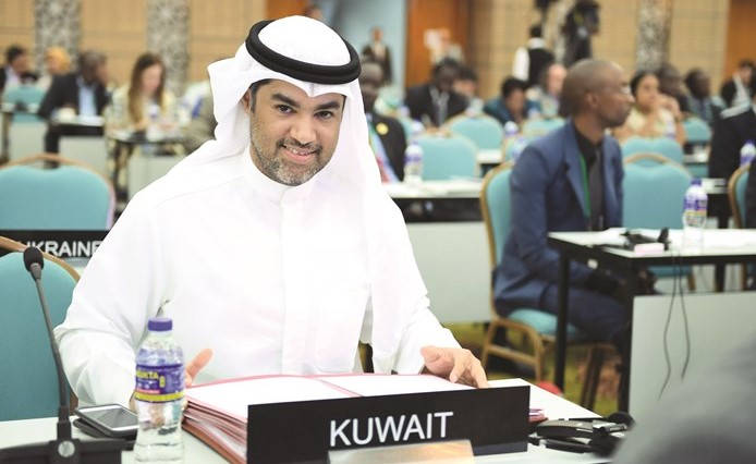 عمر الطبطبائي خلال اجتماع اللجنة الرابعة لشؤون الامم المتحدة﻿