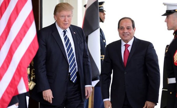 السيسي لغرفة التجارة الأميركية: نتطلع لتعاون أكبر