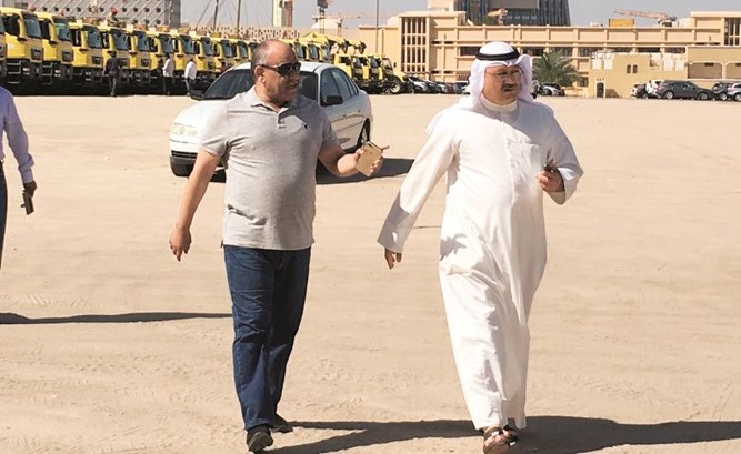 جانب من جولة تفقد الآليات﻿