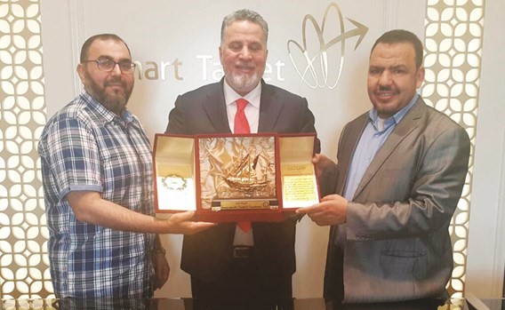 تكريم شركة الهدف الذكي للتسويق العقاري من قبل النجاة الخيرية﻿
