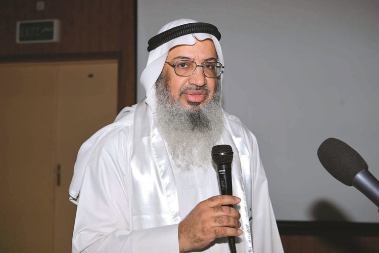 الموجه الفني الأول د.محمد الراشد يلقي كلمته﻿