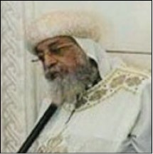 البابا تواضروس الثاني حزينا على الأحداث