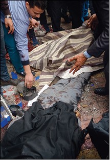 صور لضحايا الحادث الإرهابي في الكنيسة المرقسية