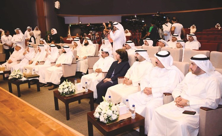 وكلاء العدل المساعدون علي السلمان والشيخ طلال الصباح وهبة العبدالجليل وفيصل الخميس في مقدمة الحضور﻿